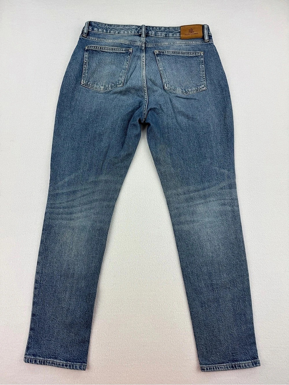 Lauren Ralph Lauren Womens Mid Rise Classic Slim Straight Leg Jeans Size 10